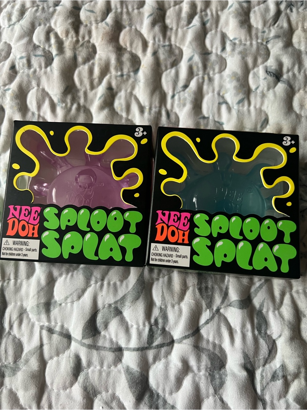 NeeDoh Sploot Splat Sensory Toy - Purple & Teal
